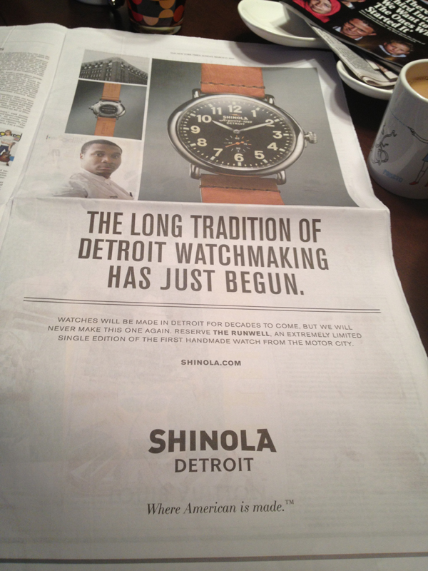 New York Times - Shinola